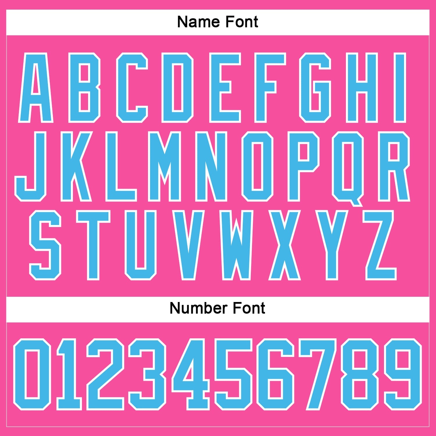 Custom Pink Sky Blue-White Hockey Lace Neck Jersey - Sky-Custom