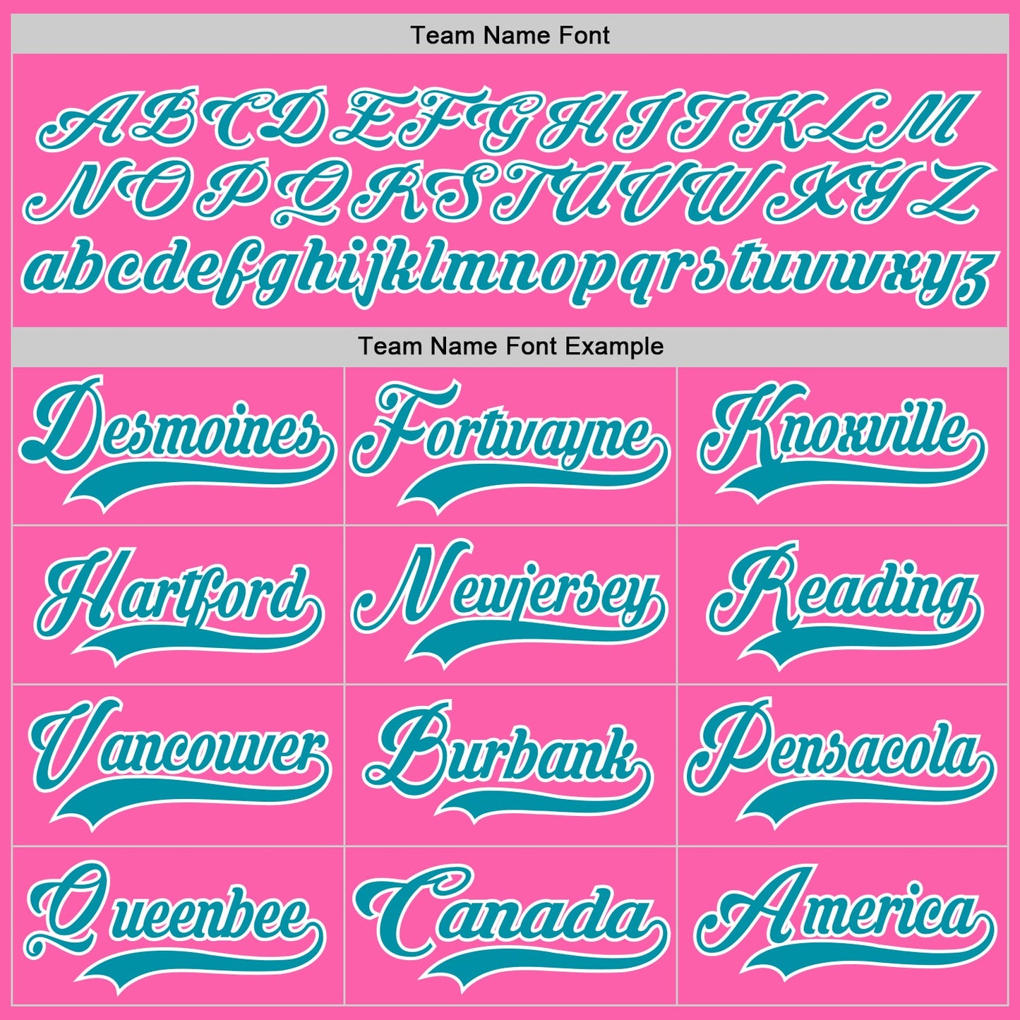 Custom Pink Teal-White Hockey Jersey - Sky-Custom