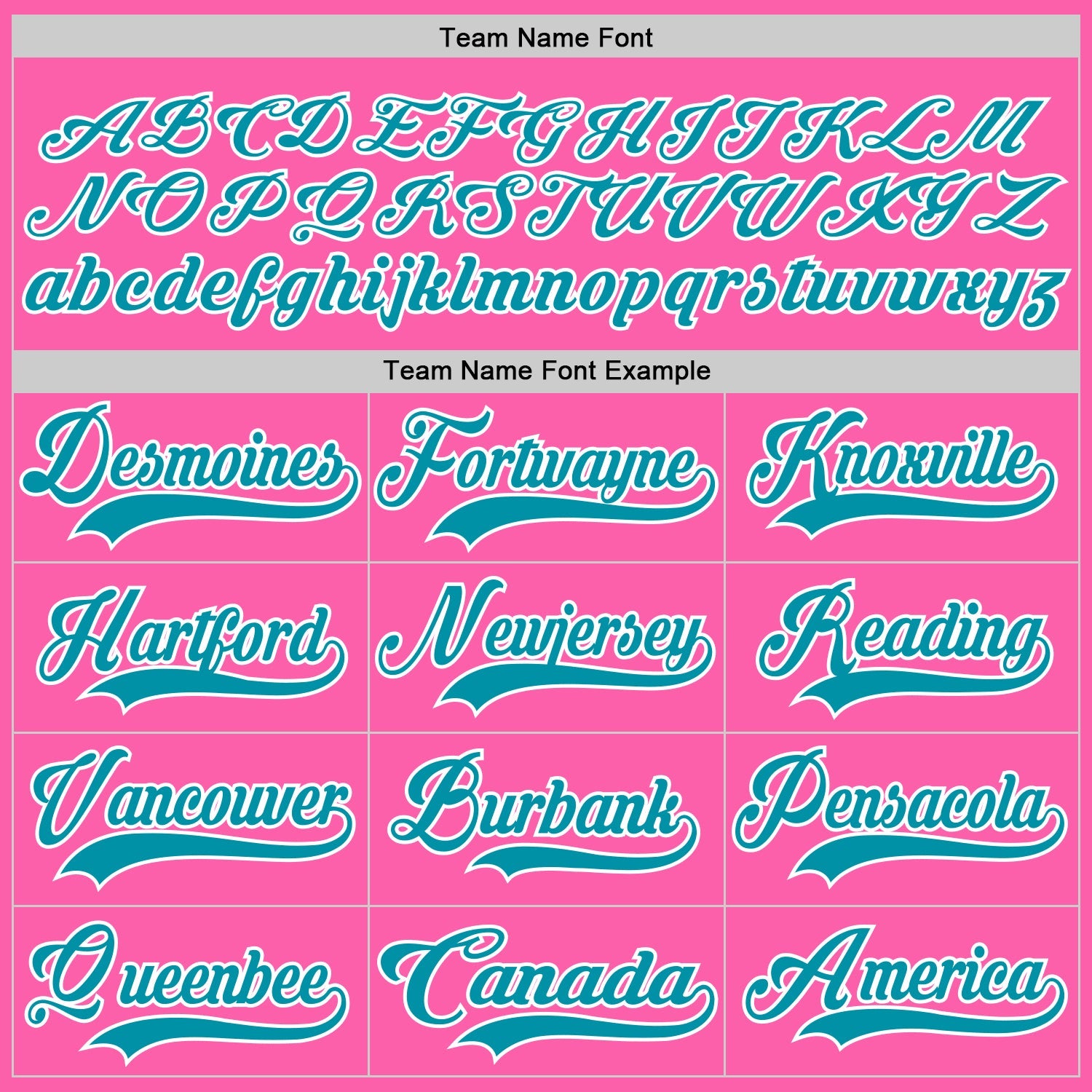 Custom Pink Teal-White Hockey Jersey - Sky-Custom