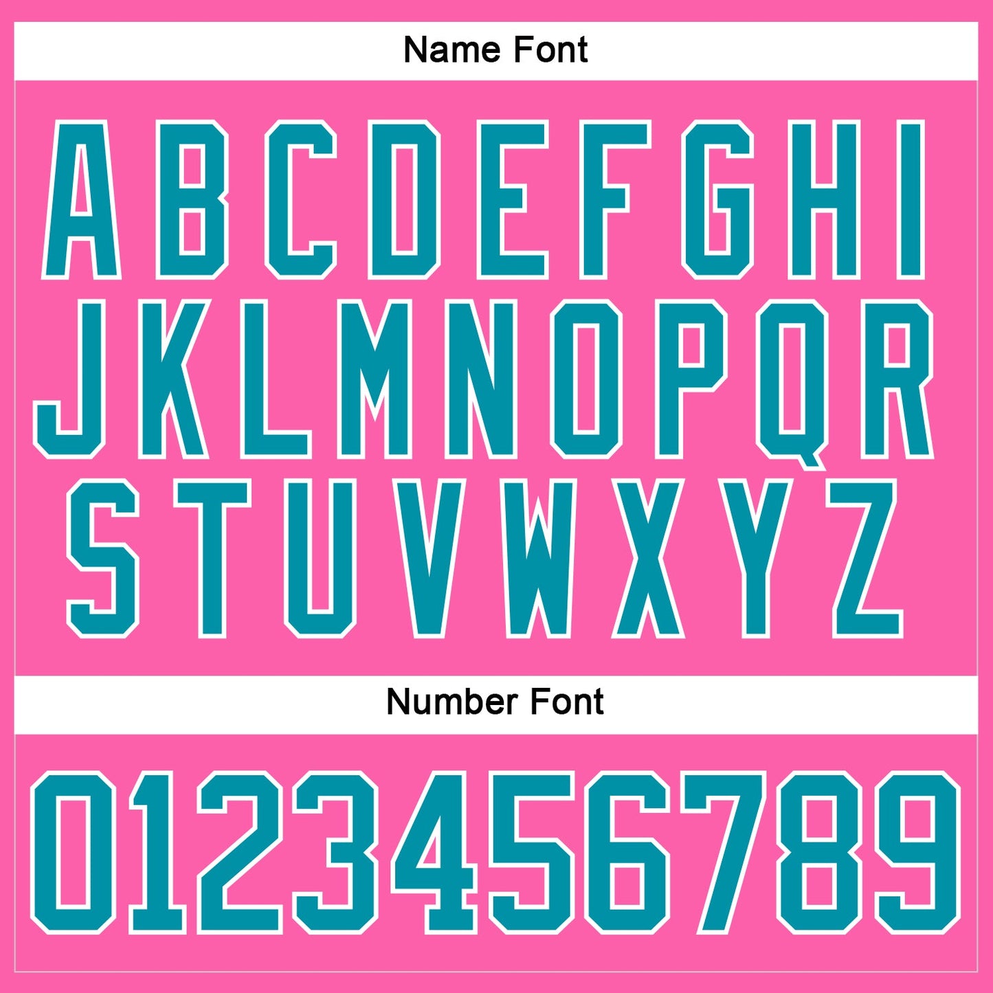 Custom Pink Teal-White Hockey Jersey - Sky-Custom