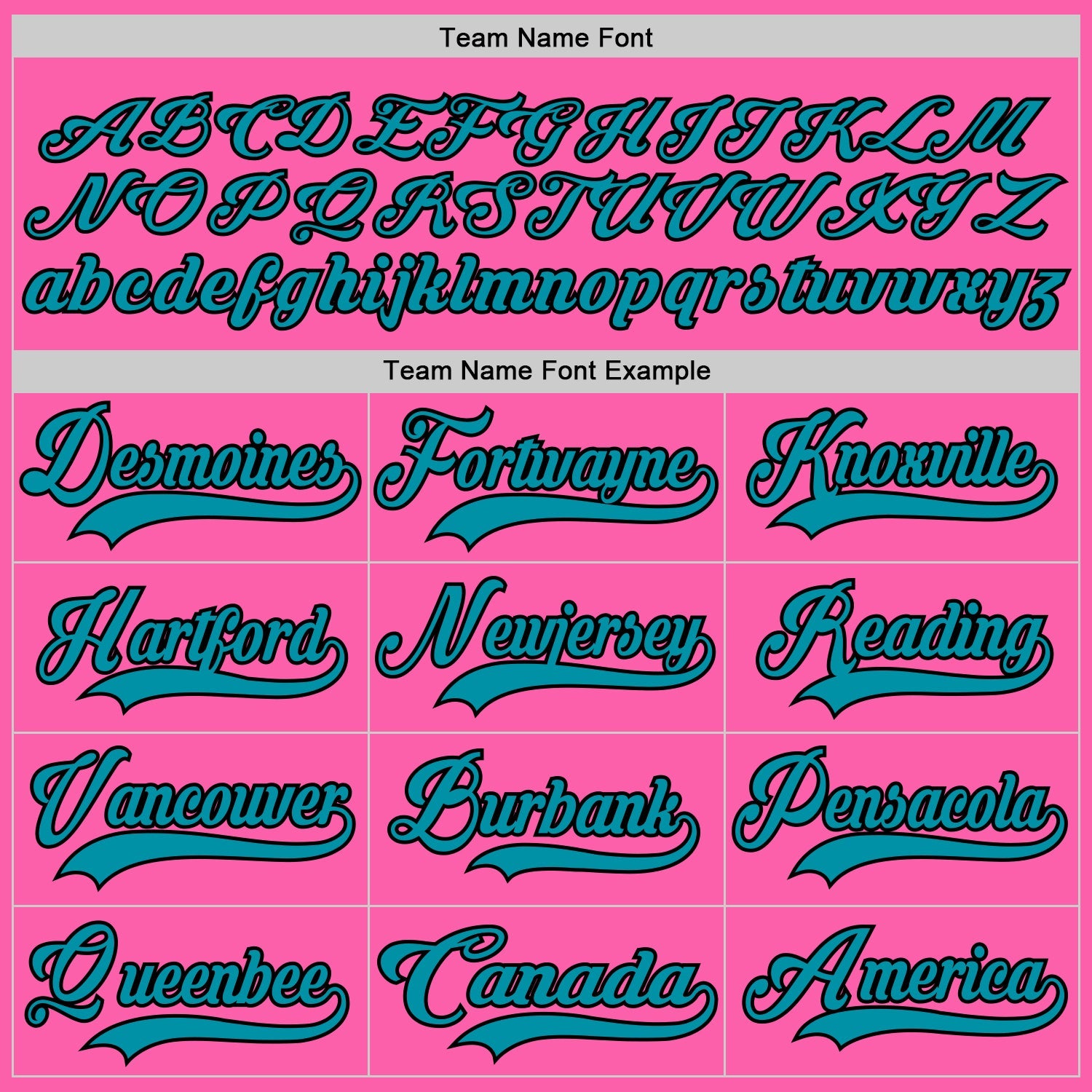 Custom Pink Teal-Black Hockey Jersey - Sky-Custom
