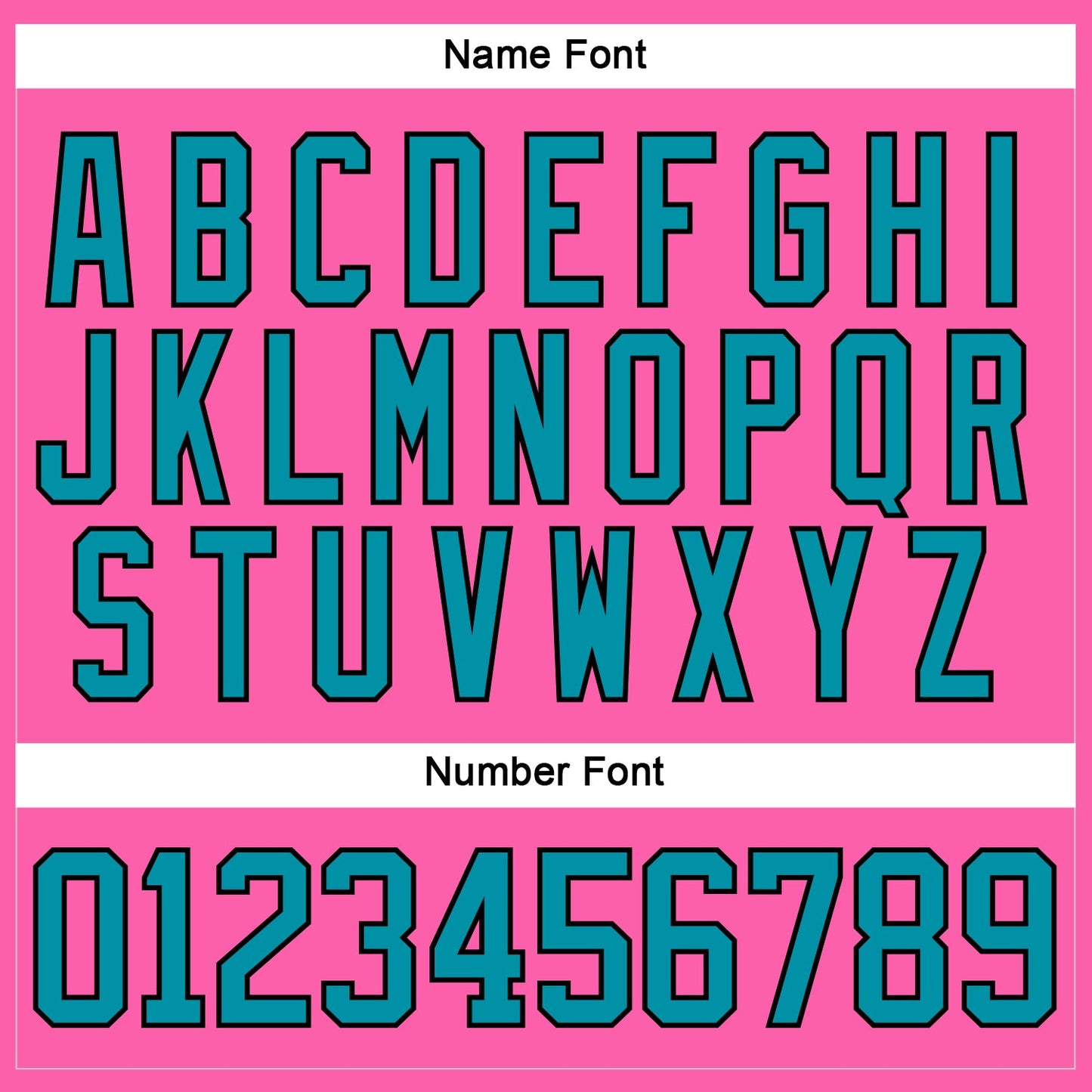 Custom Pink Teal-Black Hockey Jersey - Sky-Custom