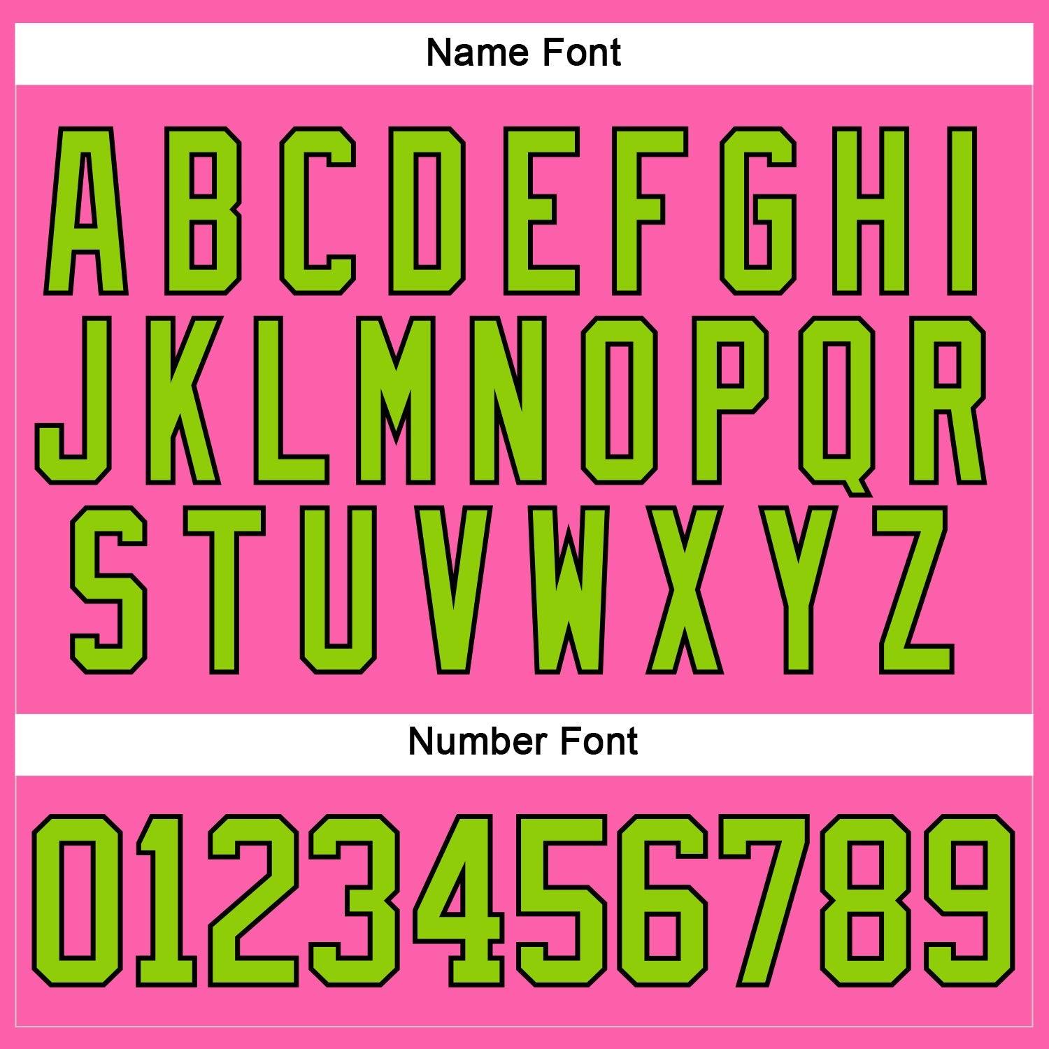 Custom Pink Neon Green-Black Hockey Jersey - Sky-Custom