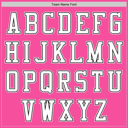 Custom Pink White-Black Authentic Baseball Jersey - Sky-Custom