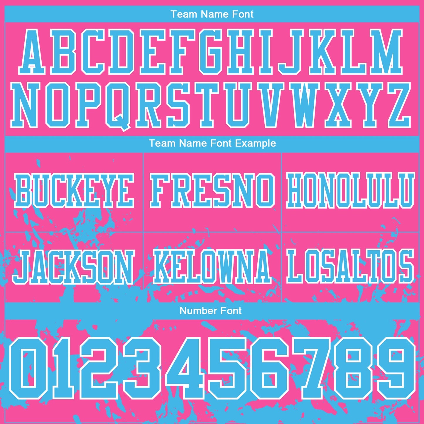 Custom Pink Sky Blue-White Splash Mesh Authentic Football Jersey - Sky-Custom