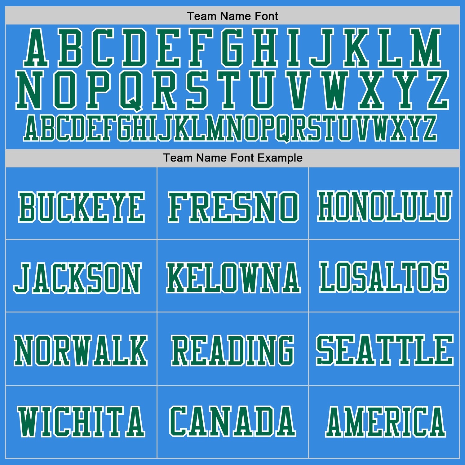 Custom Powder Blue Kelly Green-White Mesh Authentic Throwback Football Jersey - Sky-Custom