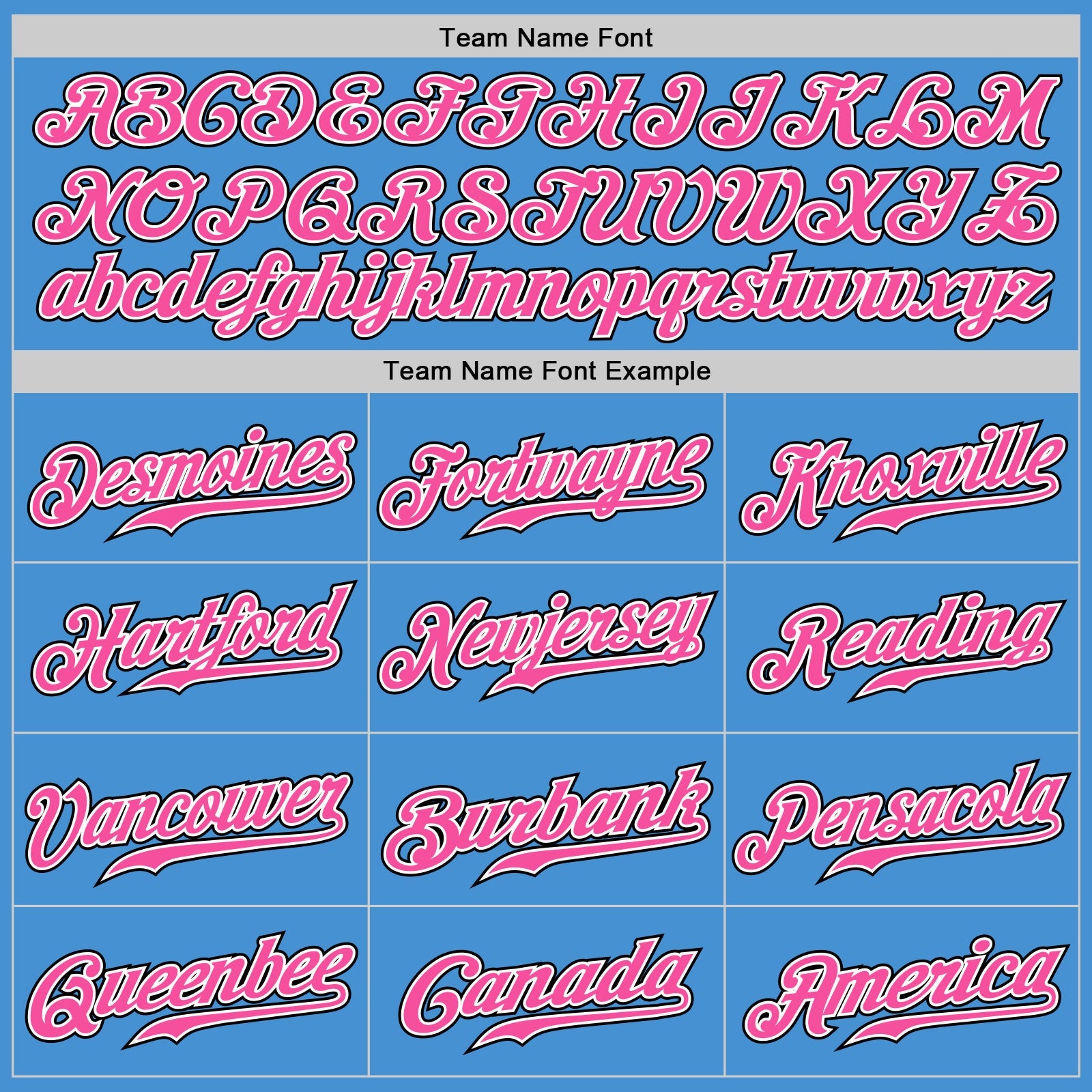 Custom Powder Blue Black Pinstripe Pink-White Authentic Baseball Jersey - Sky-Custom