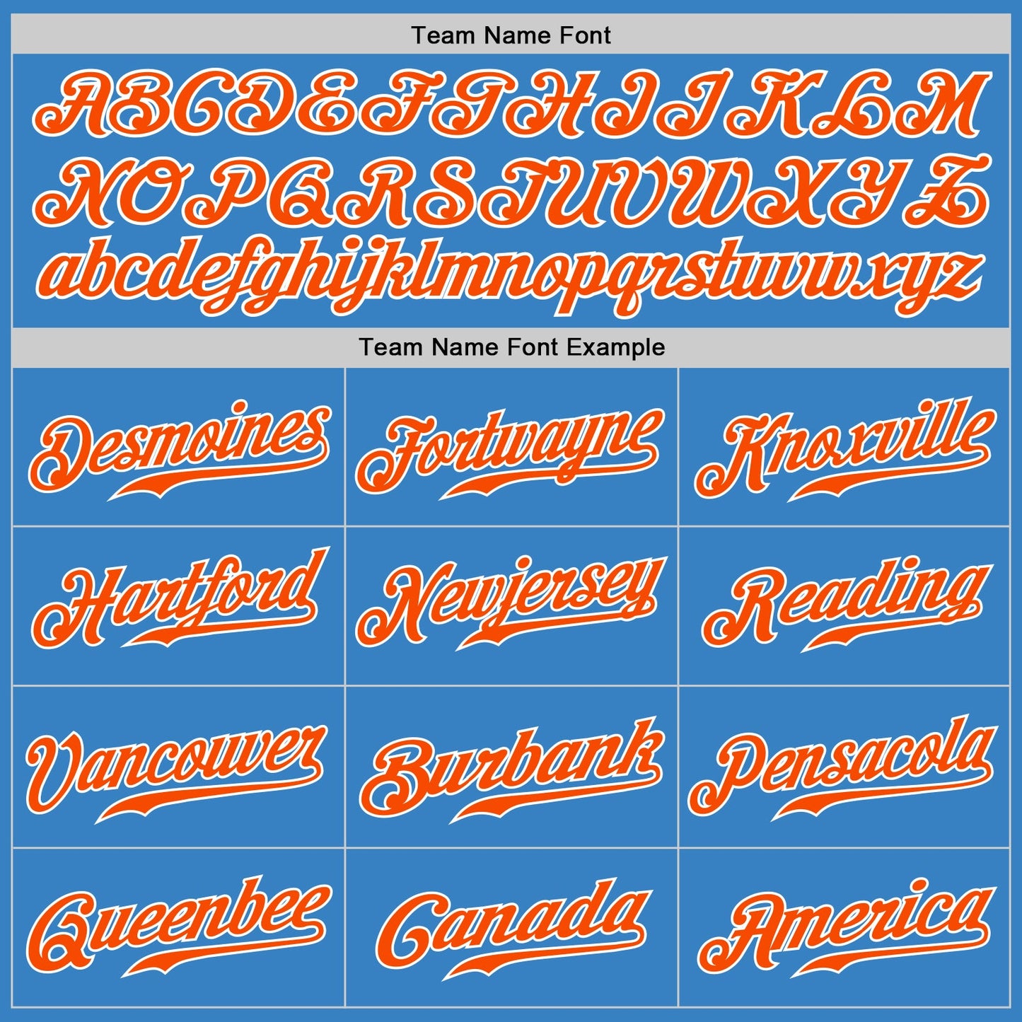 Custom Powder Blue Orange-White Authentic Baseball Jersey - Sky-Custom