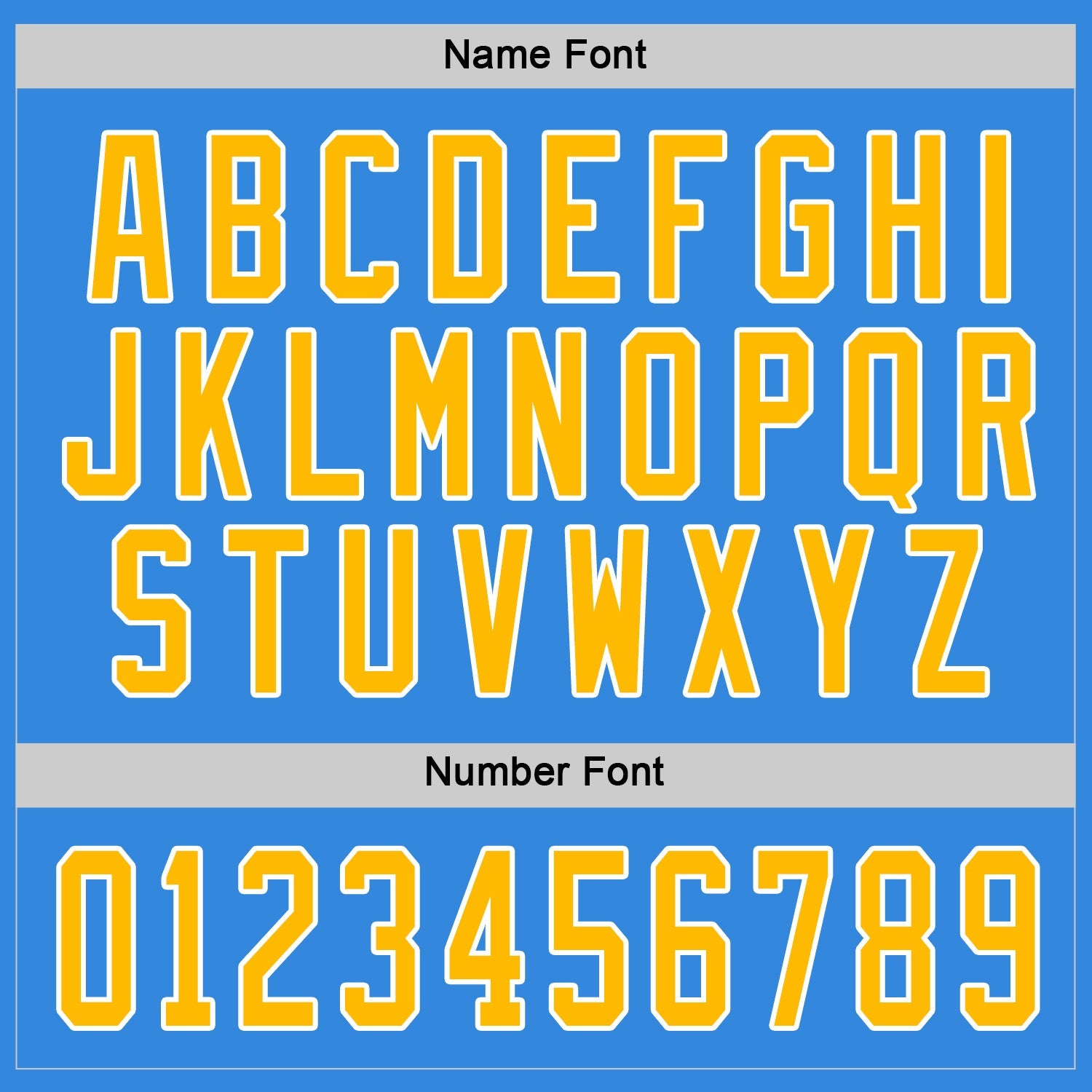 Custom Powder Blue Gold-White Hockey Jersey - Sky-Custom