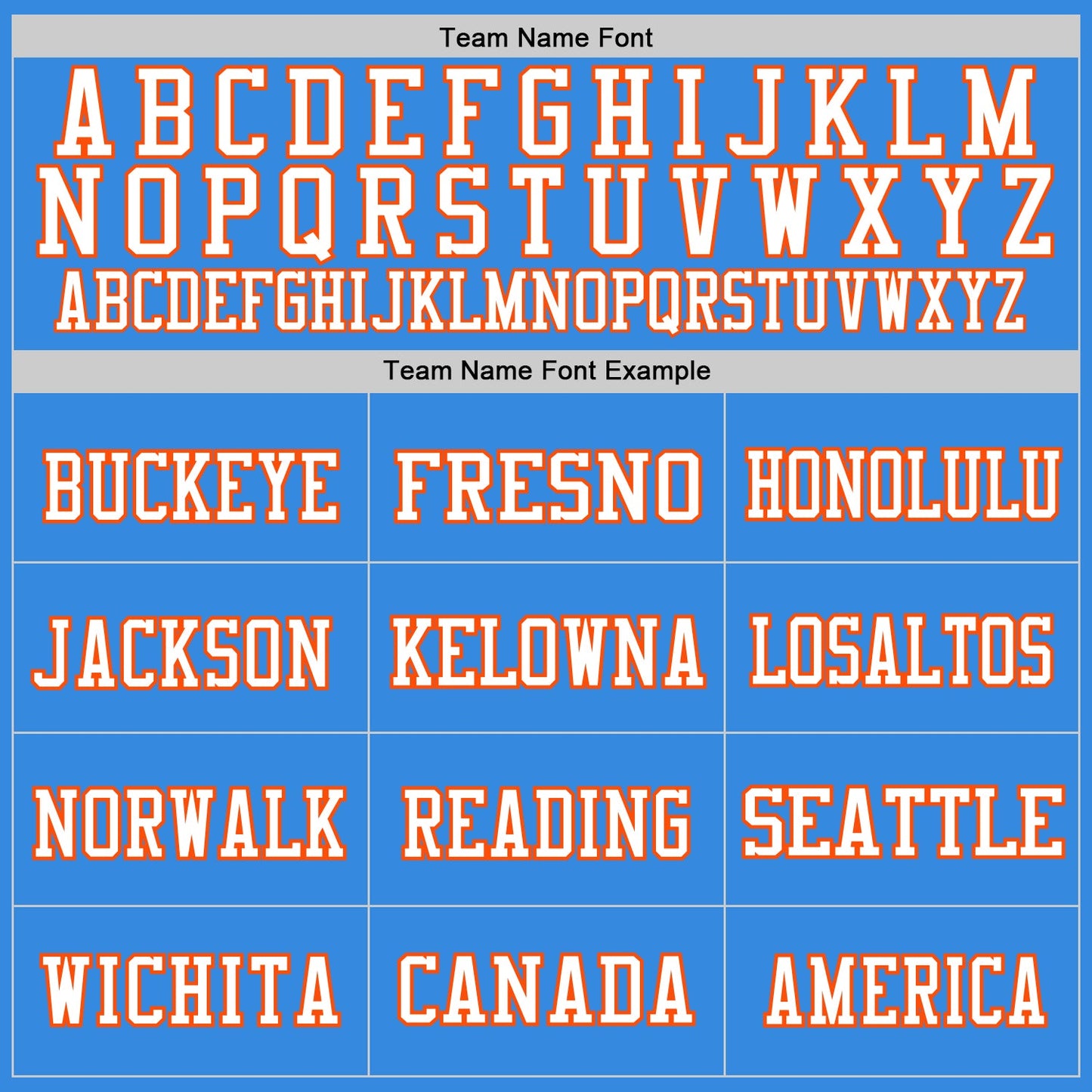 Custom Powder Blue Orange-White Mesh Authentic Football Jersey - Sky-Custom