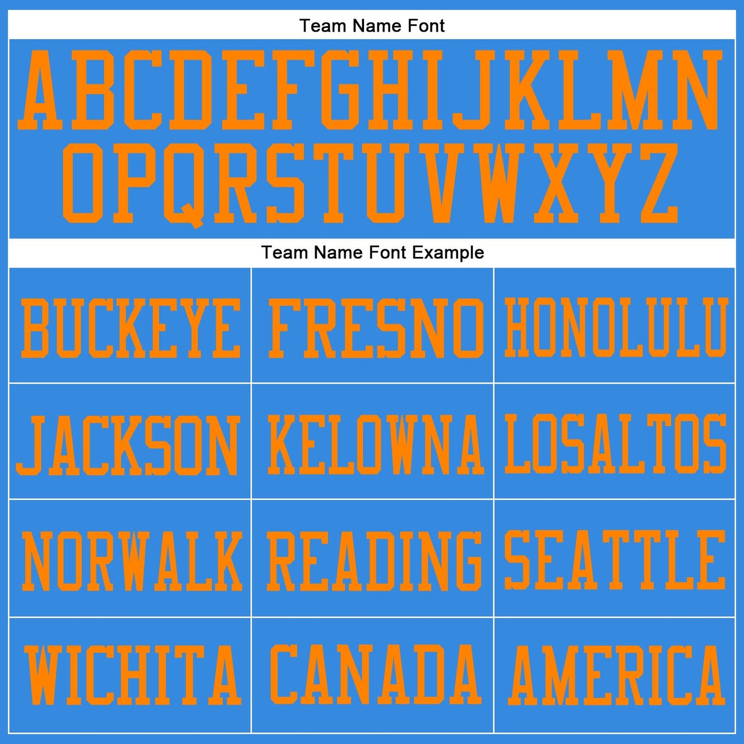 Custom Powder Blue Bay Orange Mesh Authentic Football Jersey - Sky-Custom