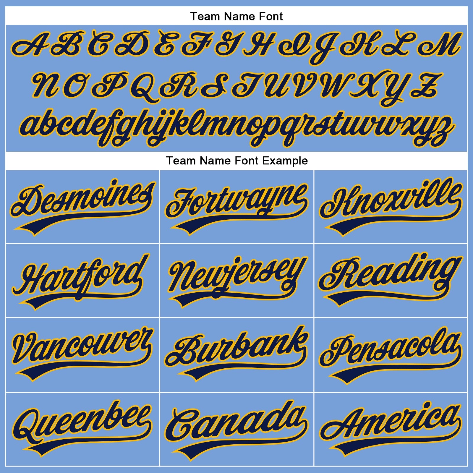 Custom Powder Blue Navy-Gold Authentic Baseball Jersey - Sky-Custom