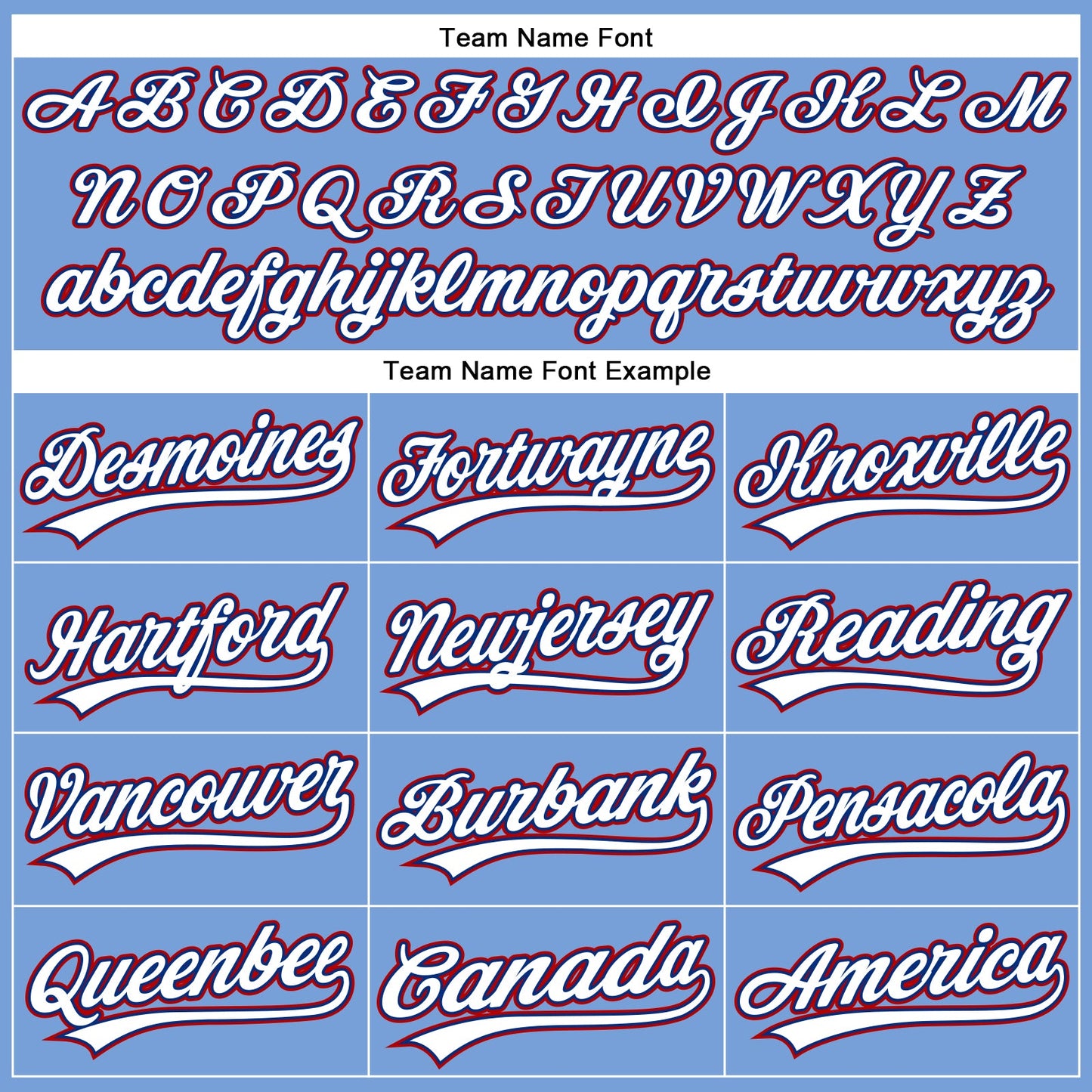 Custom Powder Blue White Royal-Red Authentic Baseball Jersey - Sky-Custom