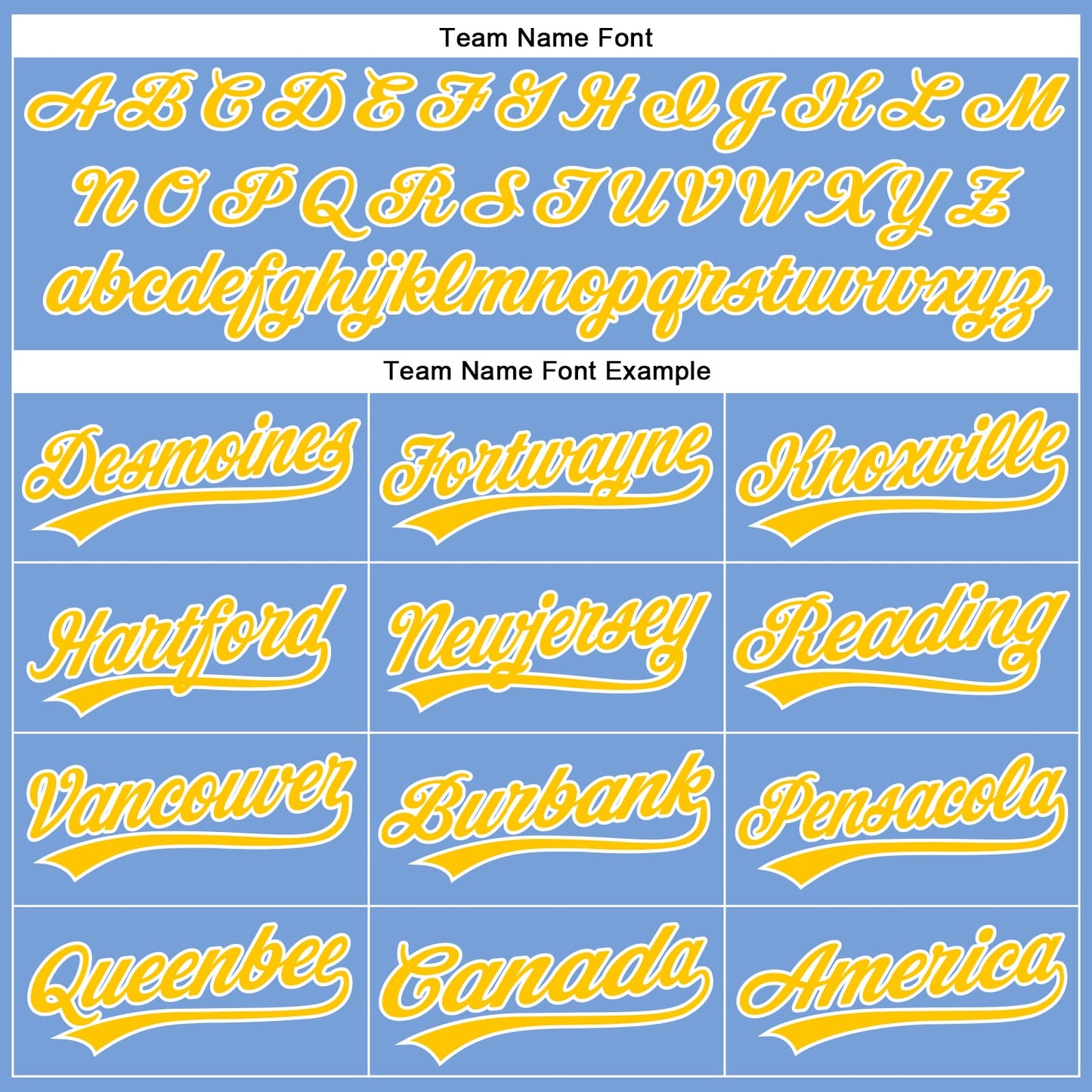 Custom Powder Blue Yellow-White Authentic Baseball Jersey - Sky-Custom