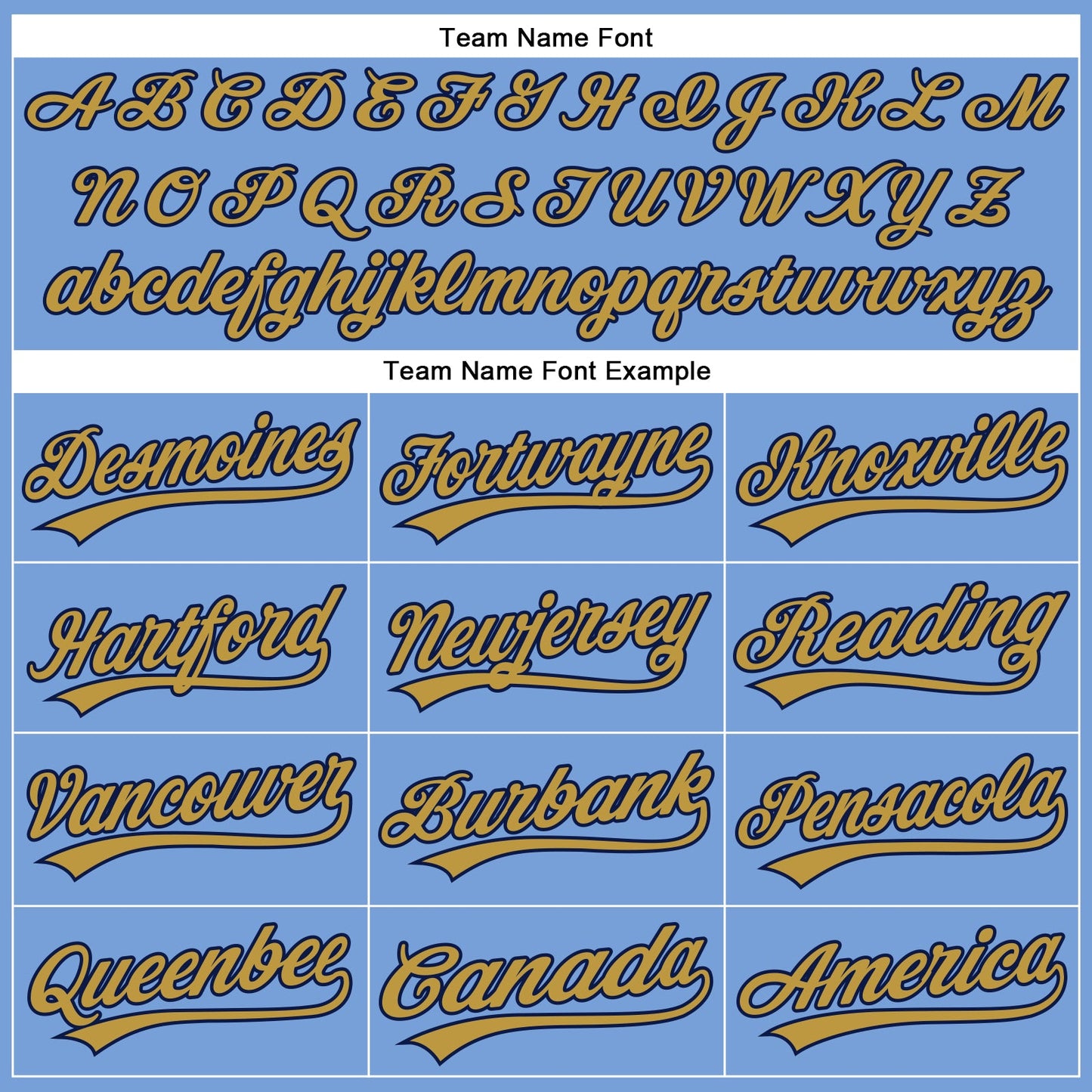 Custom Powder Blue Old Gold-Navy Authentic Baseball Jersey - Sky-Custom