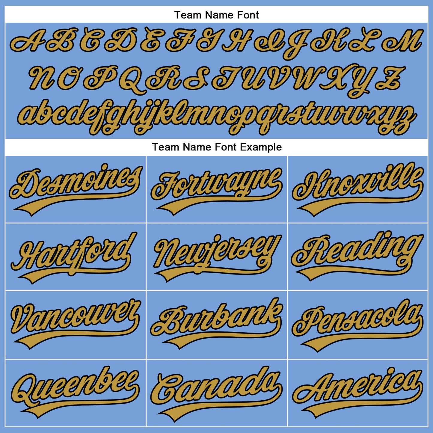 Custom Powder Blue Old Gold-Black Authentic Baseball Jersey - Sky-Custom