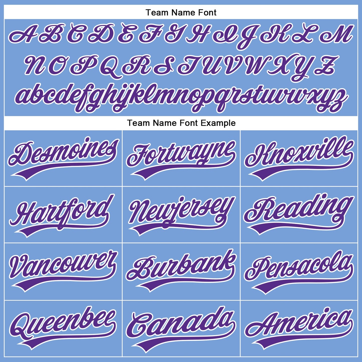 Custom Powder Blue Purple-White Authentic Baseball Jersey - Sky-Custom
