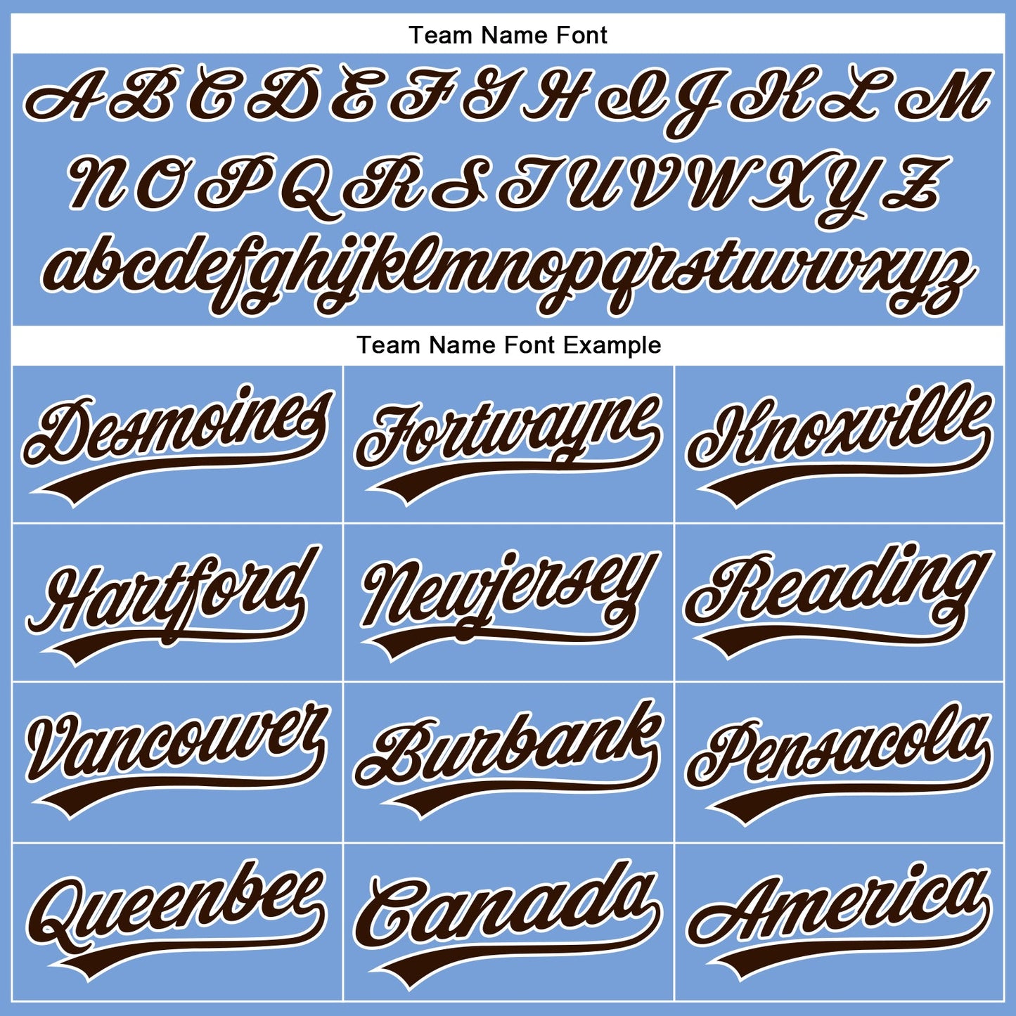 Custom Powder Blue Brown-White Authentic Baseball Jersey - Sky-Custom
