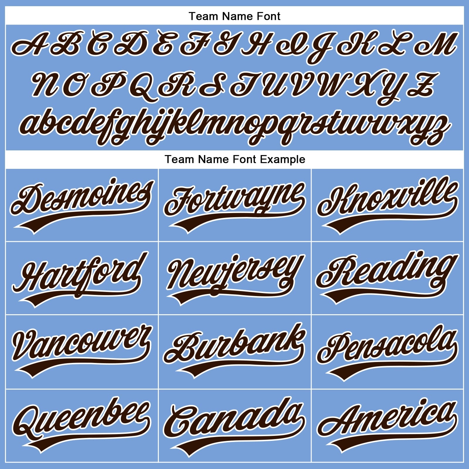 Custom Powder Blue Brown-White Authentic Baseball Jersey - Sky-Custom