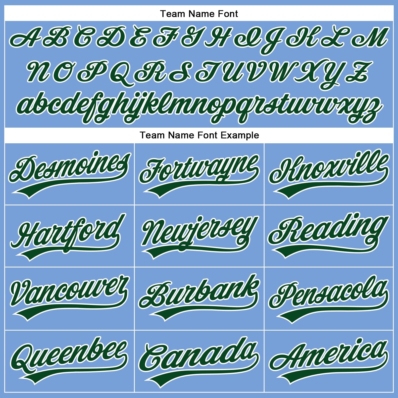 Custom Powder Blue Green-White Authentic Baseball Jersey - Sky-Custom
