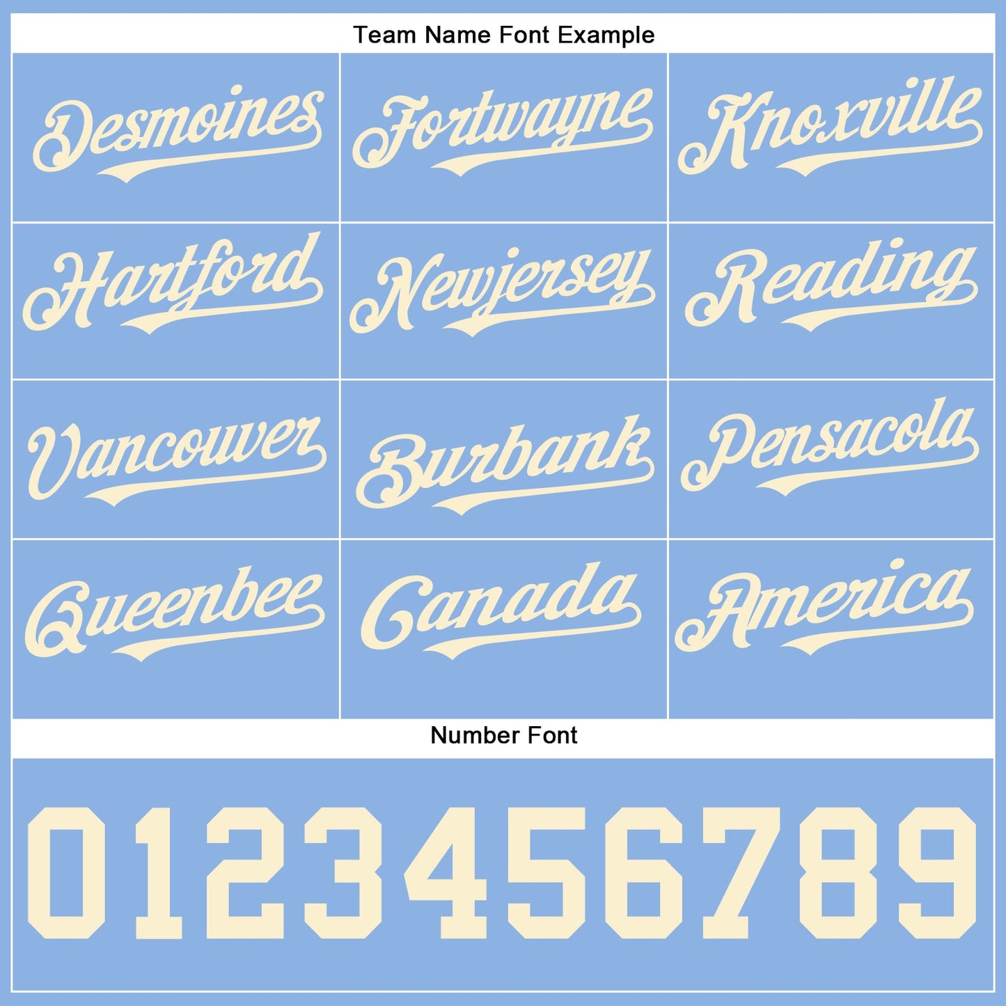 Custom Powder Blue Cream Authentic Baseball Jersey - Sky-Custom