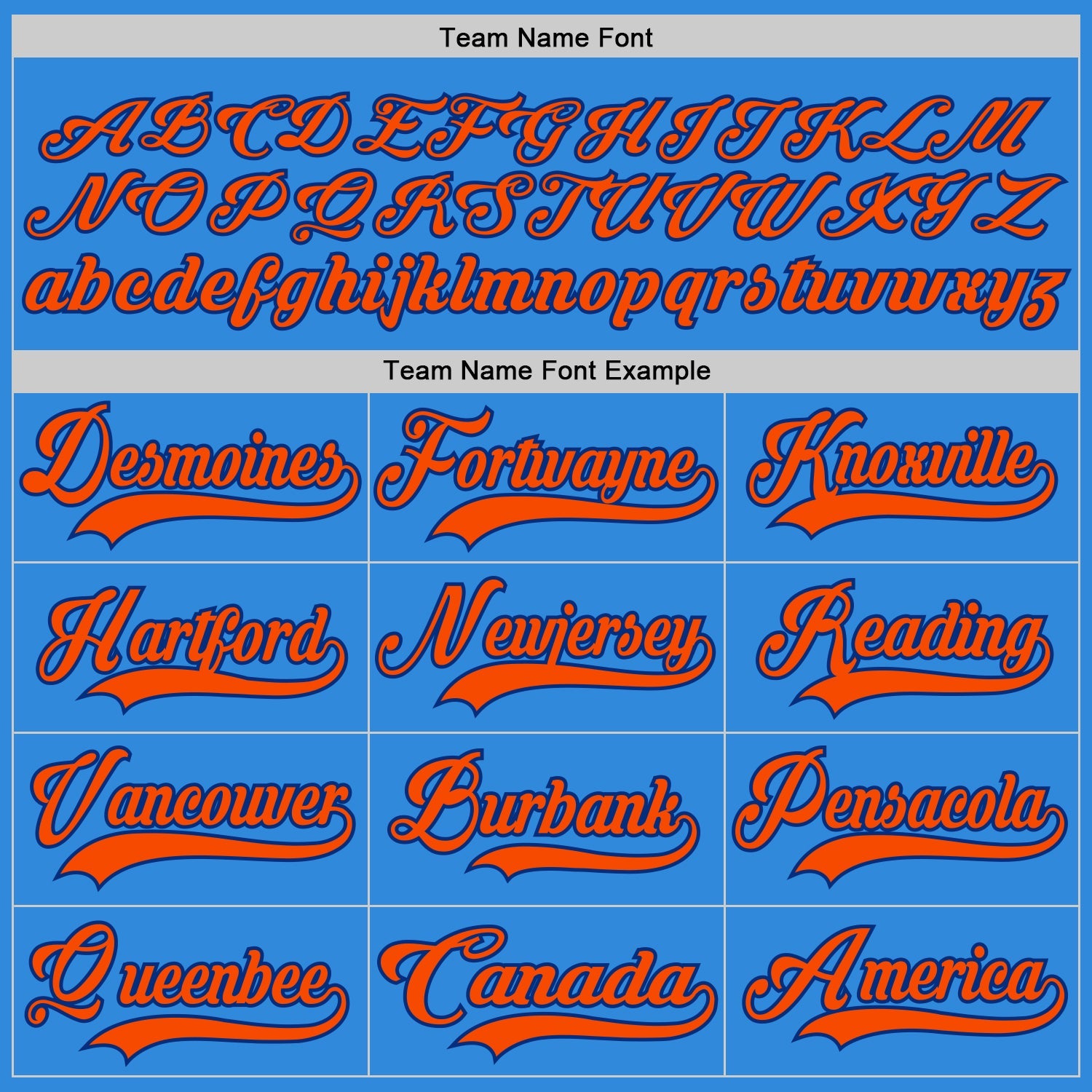 Custom Sky Blue Orange-Royal Hockey Lace Neck Jersey - Sky-Custom