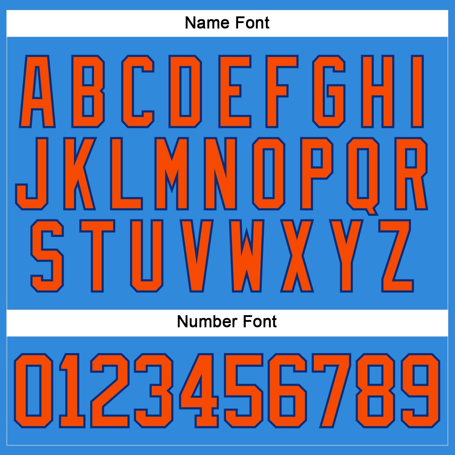 Custom Sky Blue Orange-Royal Hockey Lace Neck Jersey - Sky-Custom