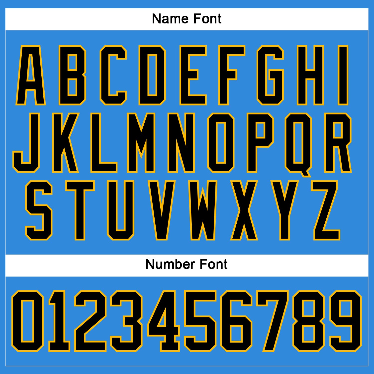 Custom Sky Blue Black-Gold Hockey Lace Neck Jersey - Sky-Custom