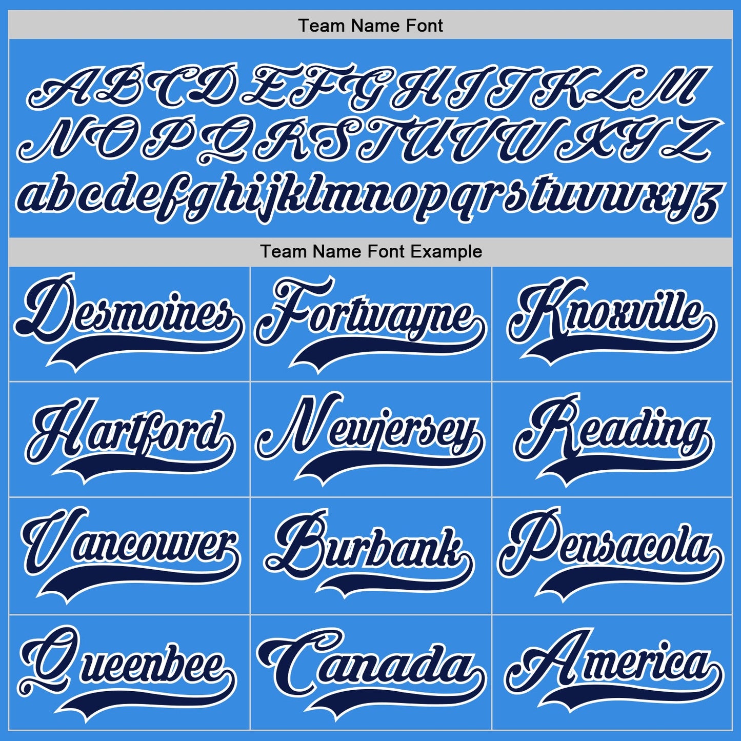 Custom Powder Blue Navy-White Hockey Jersey - Sky-Custom