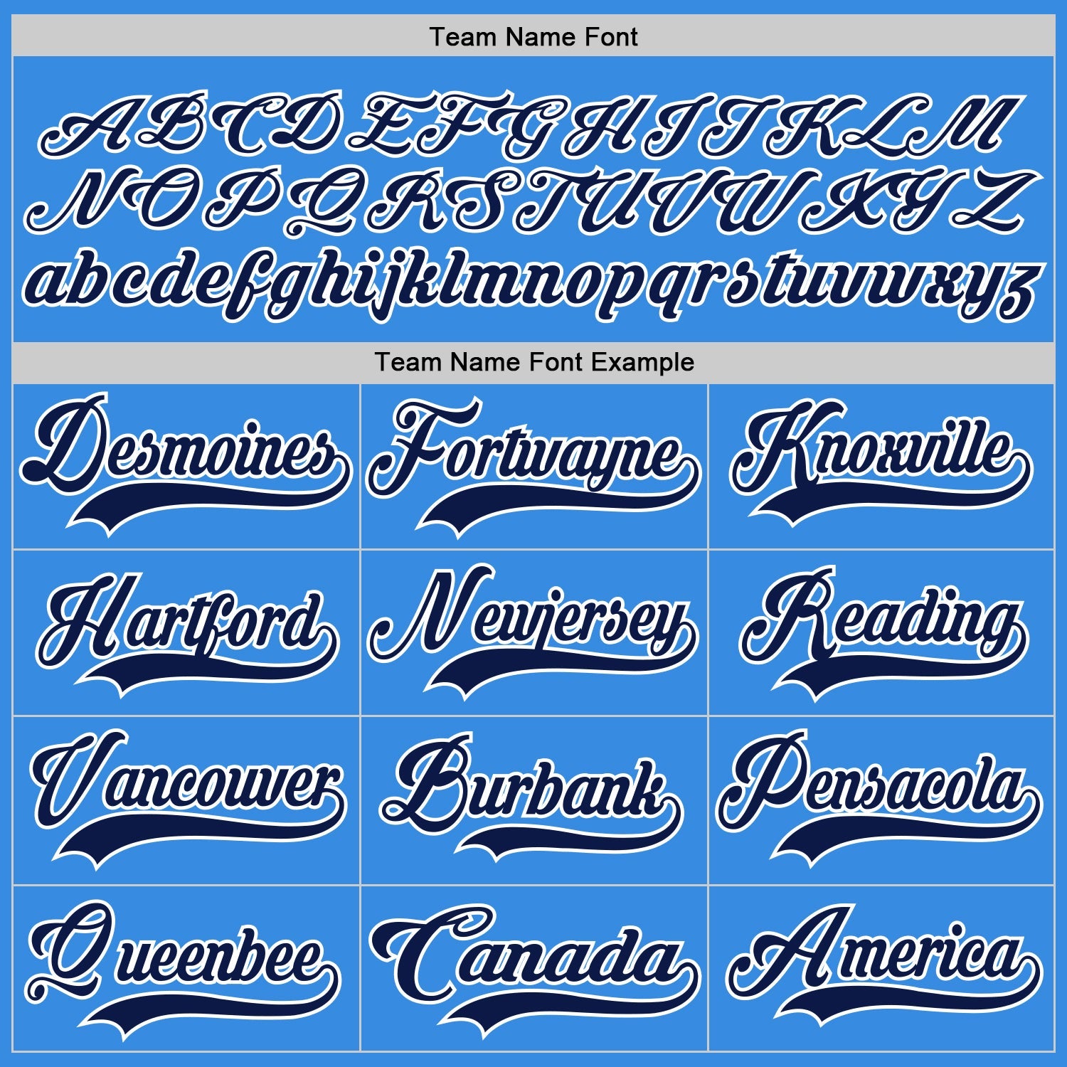 Custom Powder Blue Navy-White Hockey Jersey - Sky-Custom