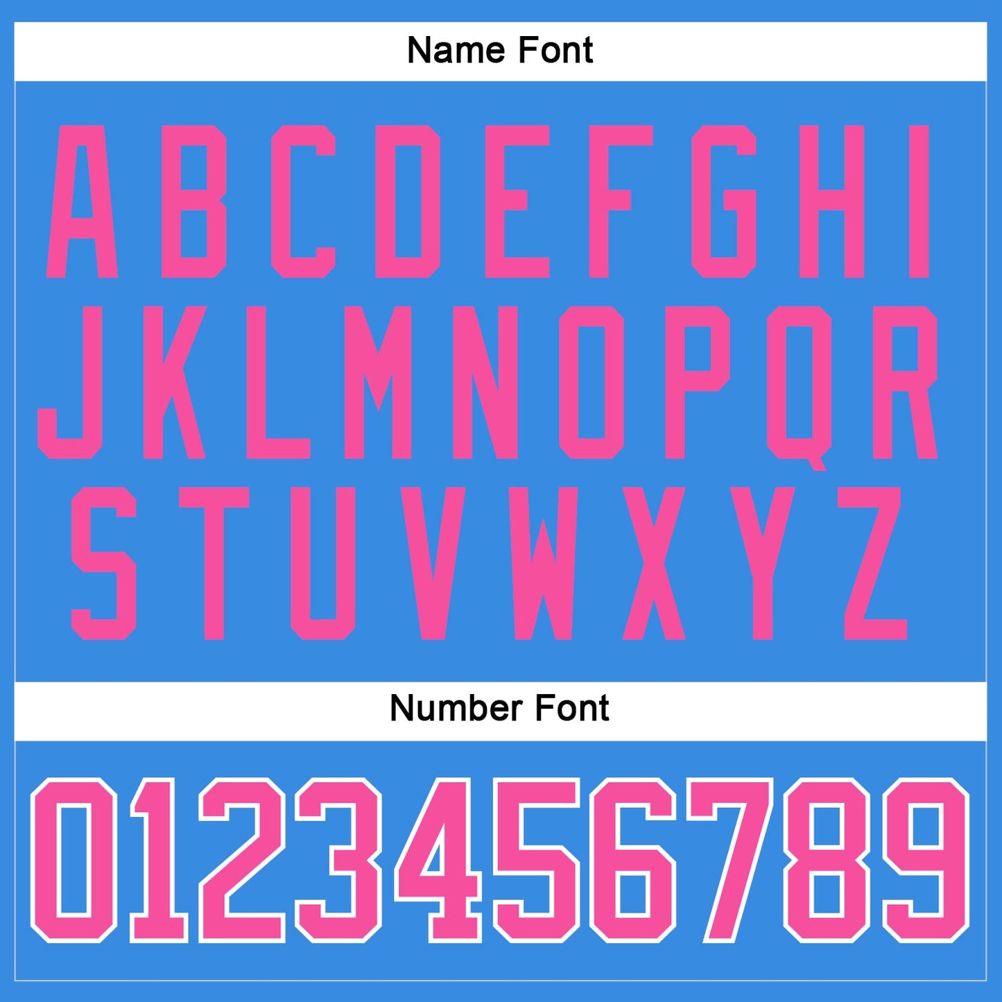 Custom Powder Blue Pink-White Hockey Jersey - Sky-Custom