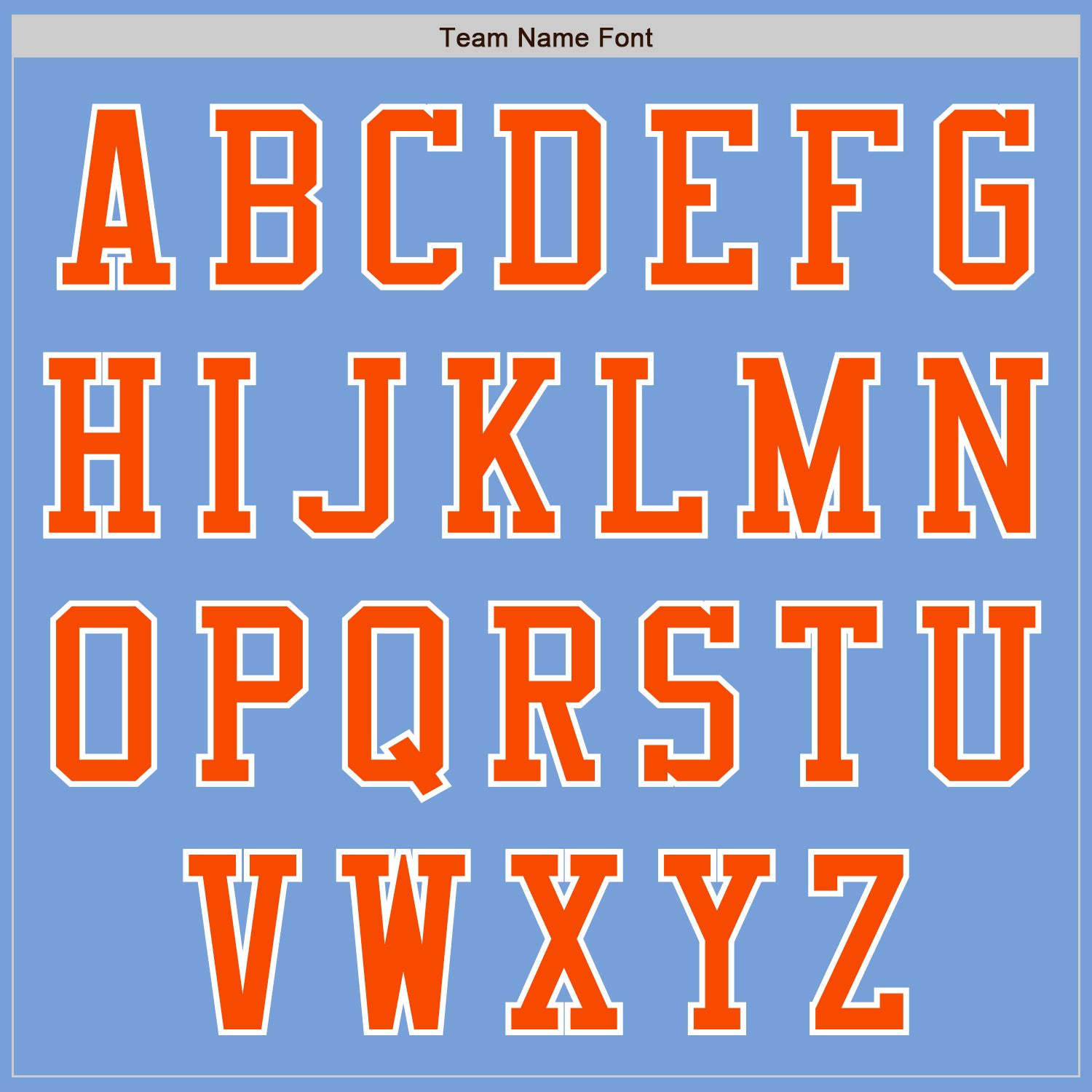 Custom Powder Blue Orange-White Authentic Baseball Jersey - Sky-Custom