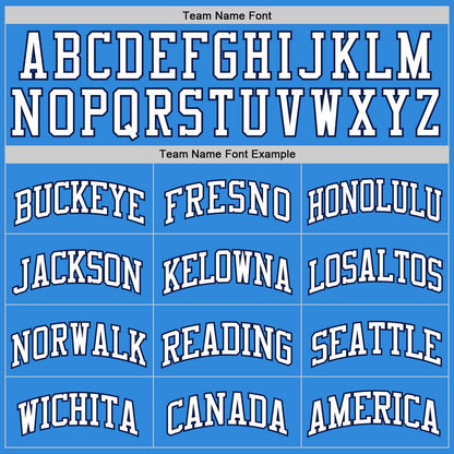 Custom Powder Blue White-Navy Authentic Basketball Jersey - Sky-Custom