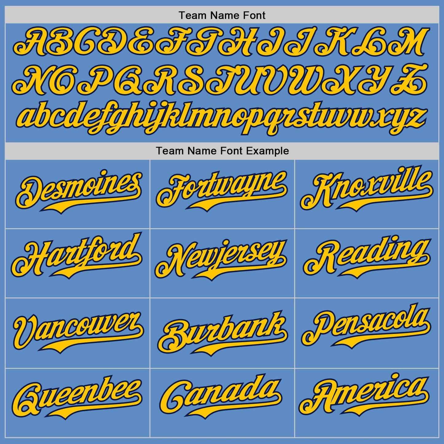 Custom Powder Blue Navy-Yellow Authentic Baseball Jersey - Sky-Custom