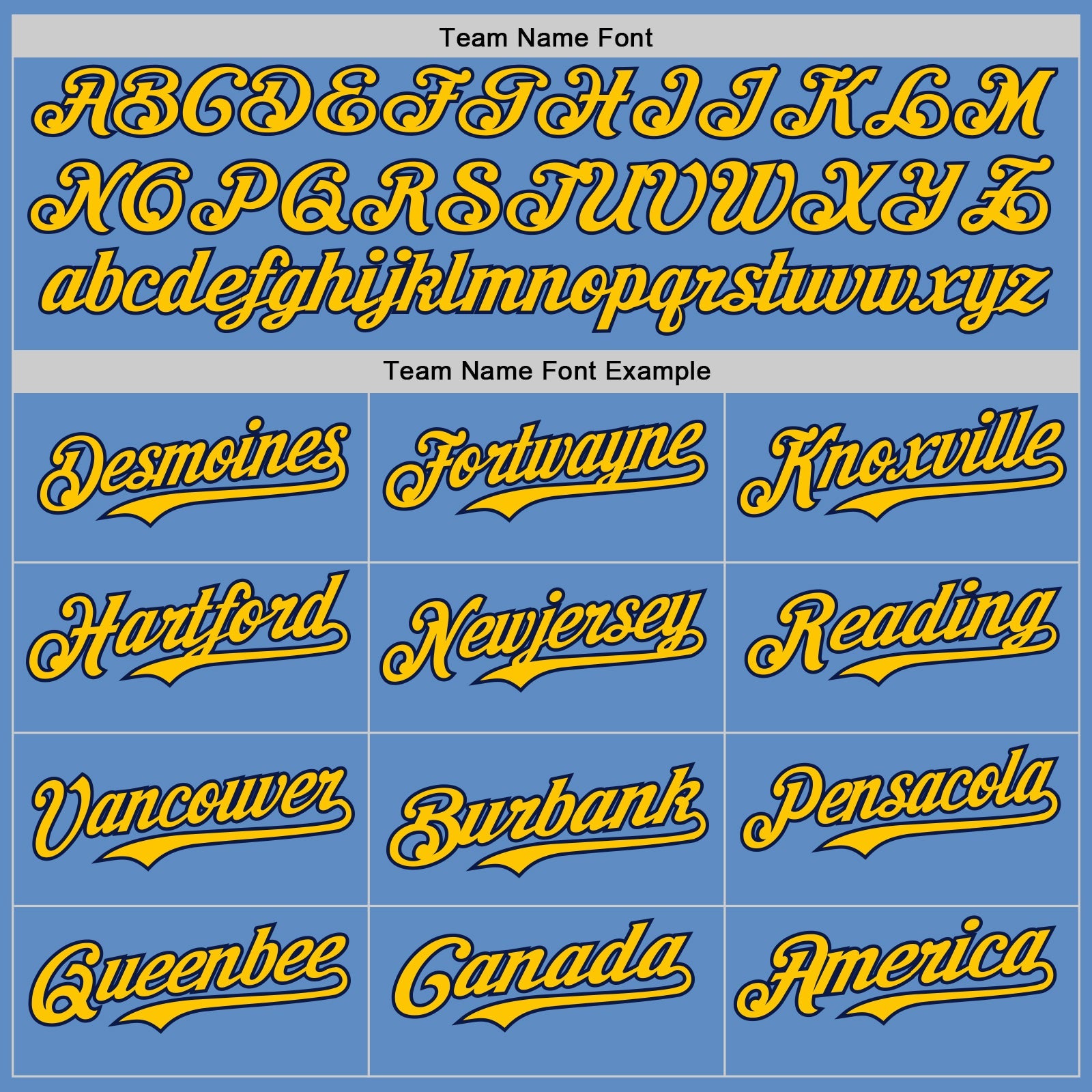 Custom Powder Blue Navy-Yellow Authentic Baseball Jersey - Sky-Custom
