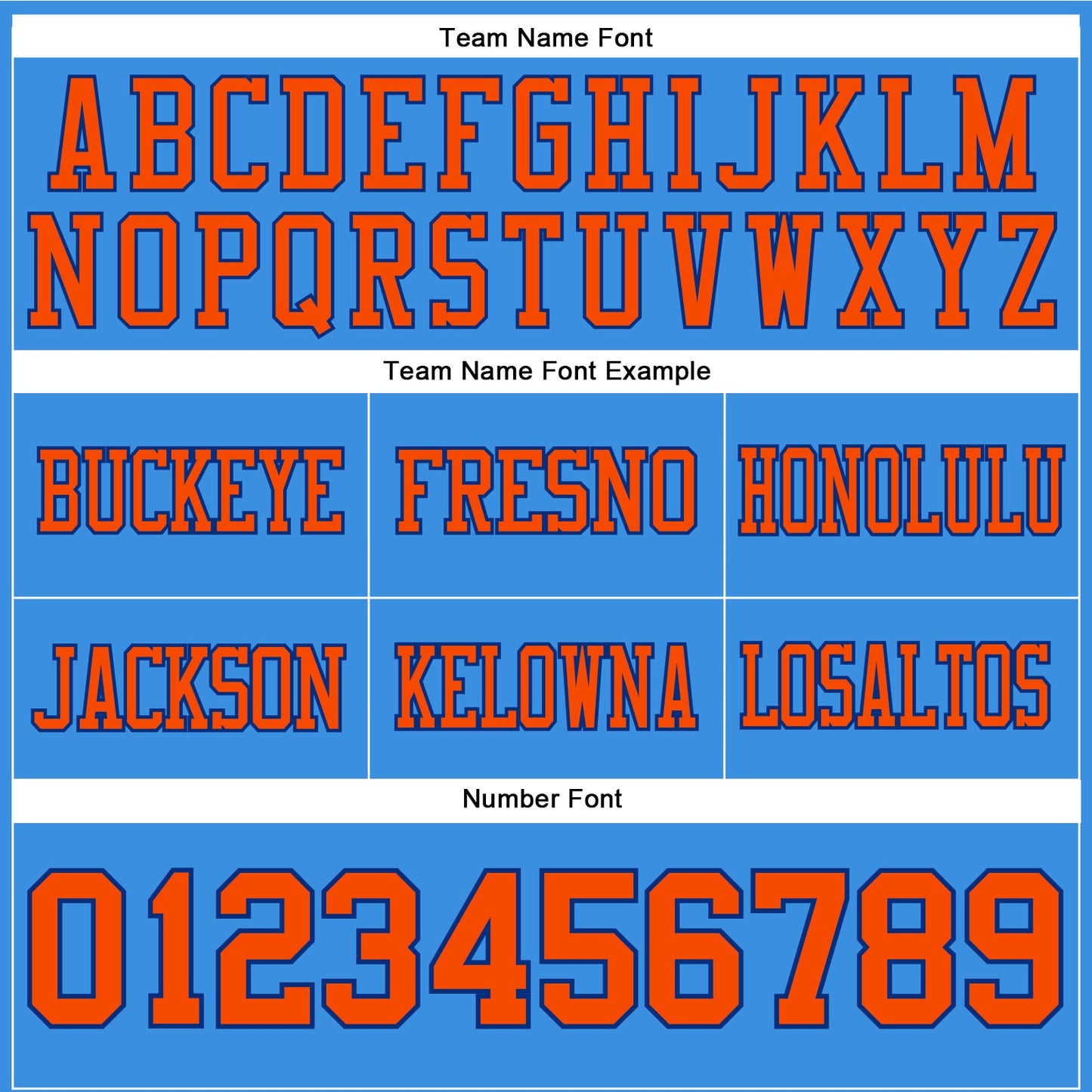 Custom Powder Blue Orange-Royal Mesh Authentic Football Jersey - Sky-Custom