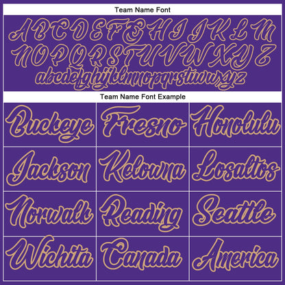 Custom Purple Purple-Old Gold Authentic Throwback Basketball Jersey - Sky-Custom