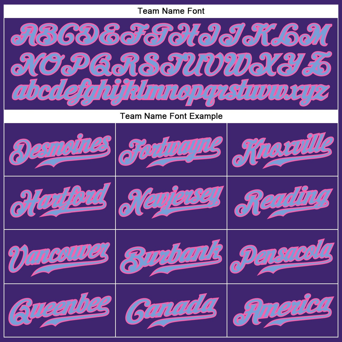 Custom Purple Light Blue-Pink Authentic Baseball Jersey - Sky-Custom