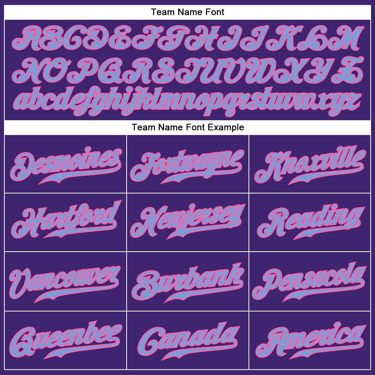 Custom Purple Light Blue-Pink Authentic Baseball Jersey - Sky-Custom