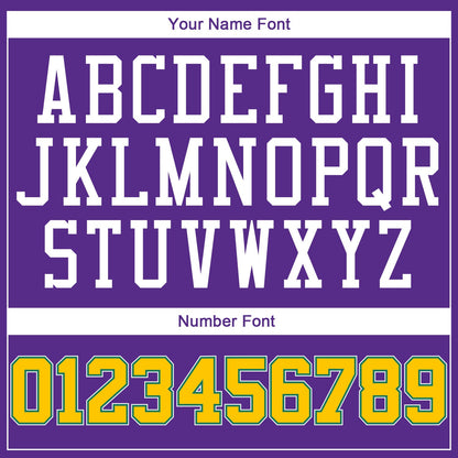 Custom Purple Gold-Kelly Green Authentic Baseball Jersey - Sky-Custom