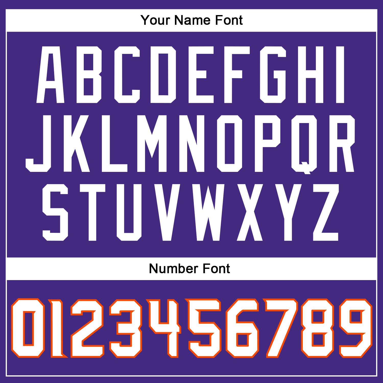 Custom Purple White-Orange Mesh Authentic Football Jersey - Sky-Custom