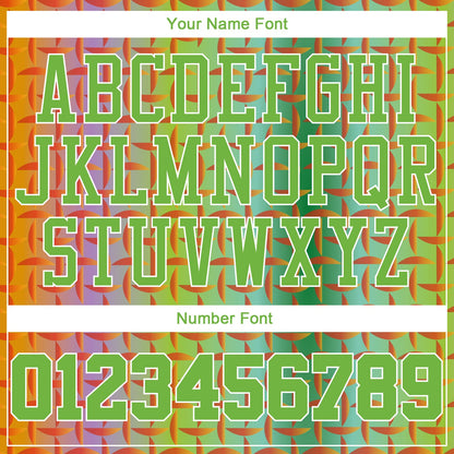 Custom Purple Neon Green-White 3D Pattern Design Authentic Baseball Jersey - Sky-Custom