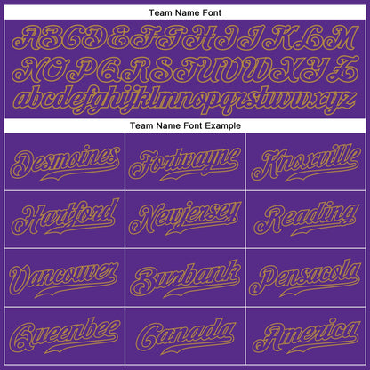 Custom Purple Purple-Old Gold Authentic Sleeveless Baseball Jersey - Sky-Custom