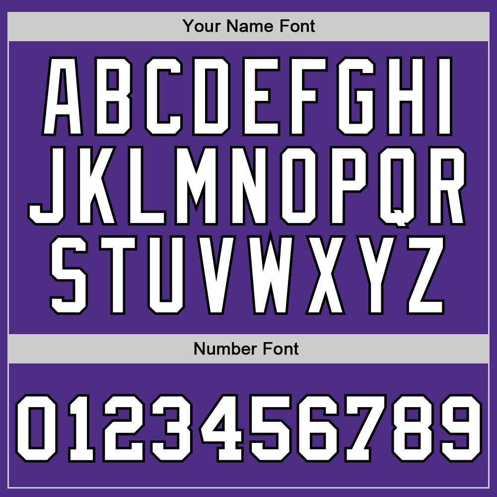 Custom Purple White-Black Authentic Throwback Basketball Jersey - Sky-Custom