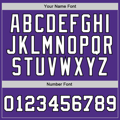 Custom Purple White-Black Authentic Throwback Basketball Jersey - Sky-Custom
