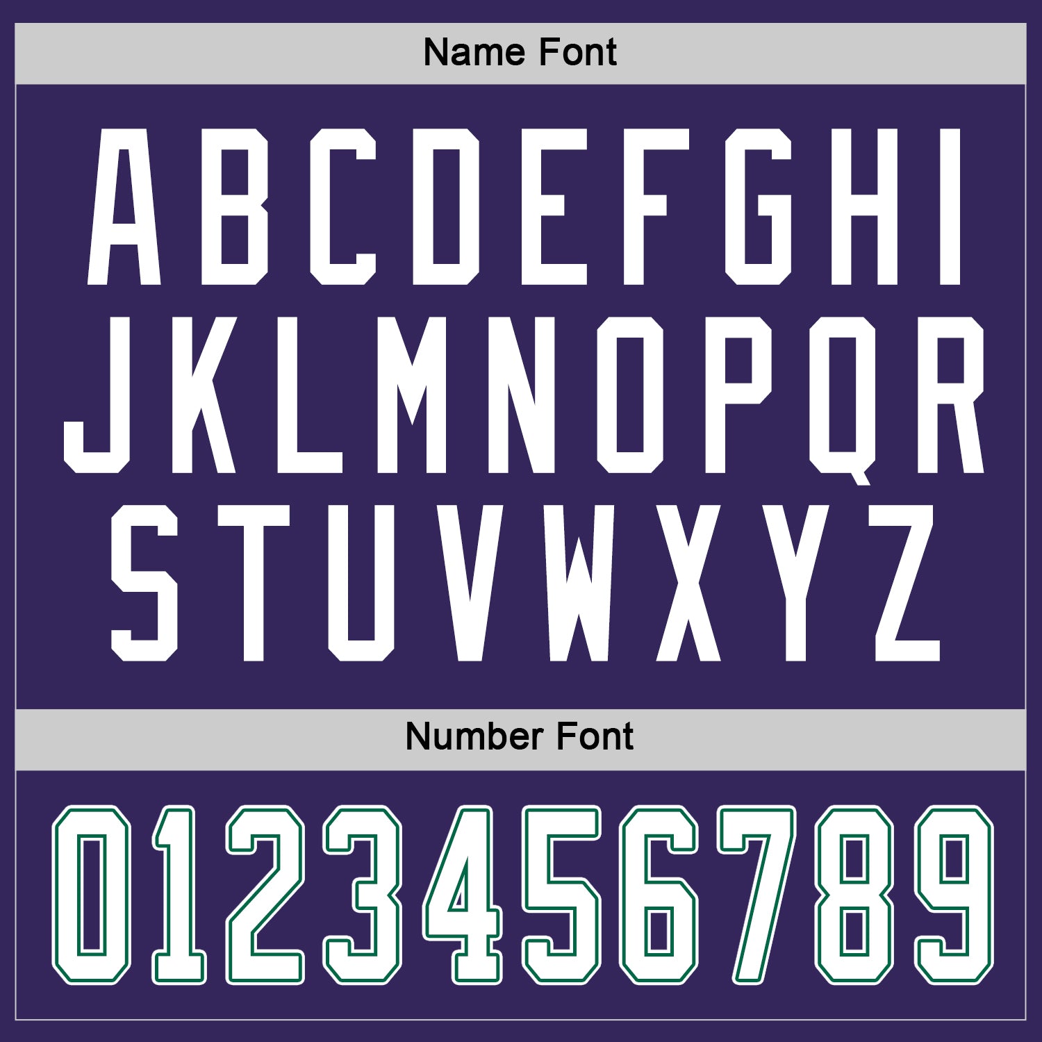Custom Purple White-Kelly Green Hockey Jersey - Sky-Custom
