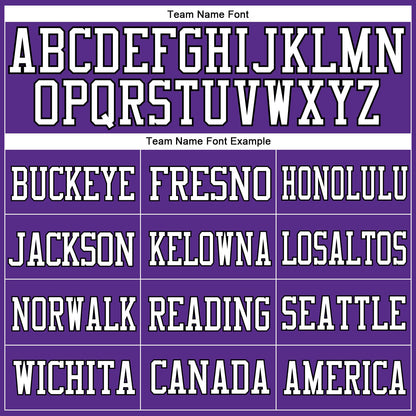 Custom Purple Black-White Mesh Authentic Football Jersey - Sky-Custom