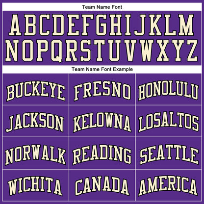 Custom Purple Black-Cream Authentic Throwback Basketball Jersey - Sky-Custom