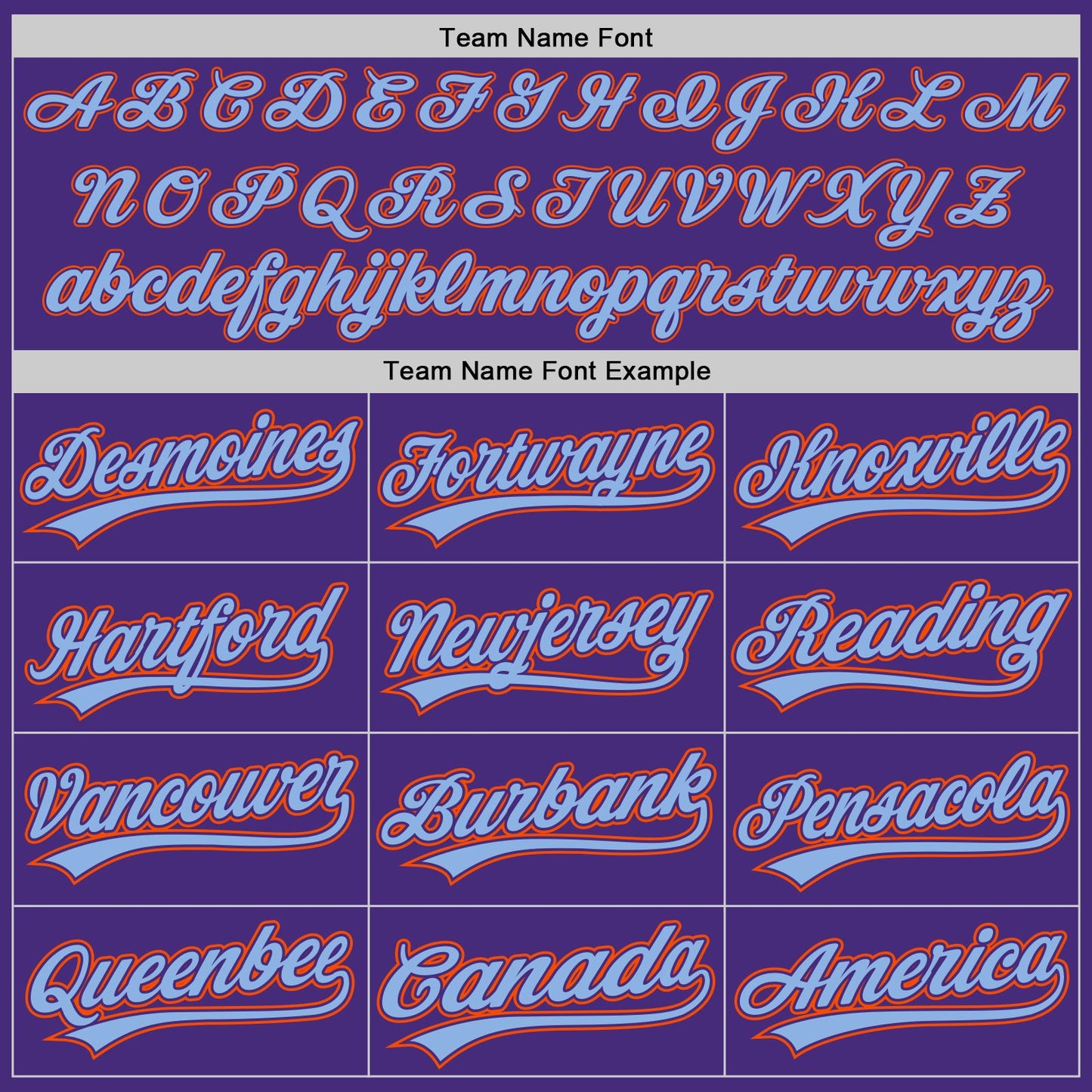Custom Purple Orange-Light Blue Authentic Baseball Jersey - Sky-Custom