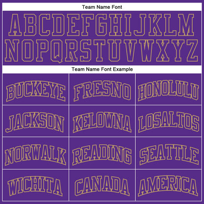 Custom Purple Purple Old Gold-Black Authentic Throwback Basketball Jersey - Sky-Custom